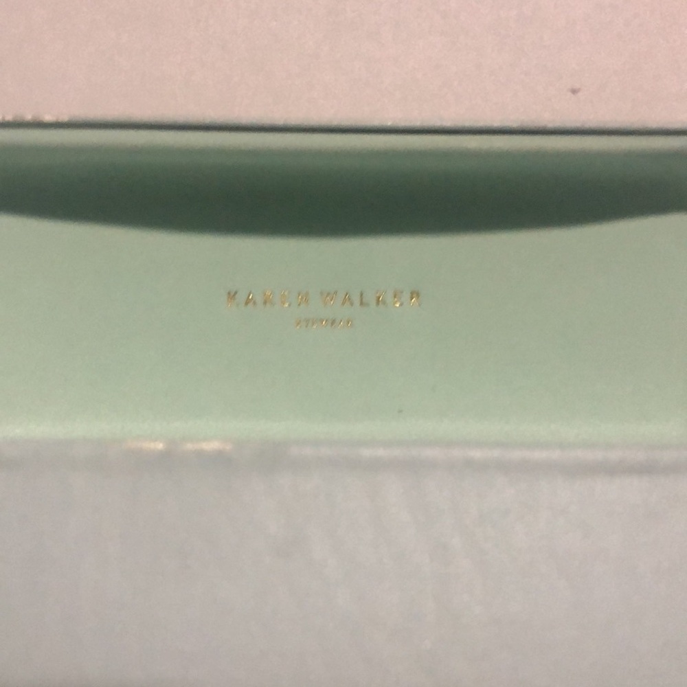 Karen Walker Helter Skelter Tort Sunglasses with Case - Picture 6 of 9